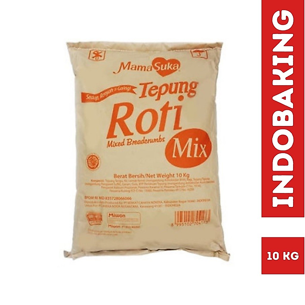Mamasuka Tepung Roti Orange Mix Bread Crumbs 10kg