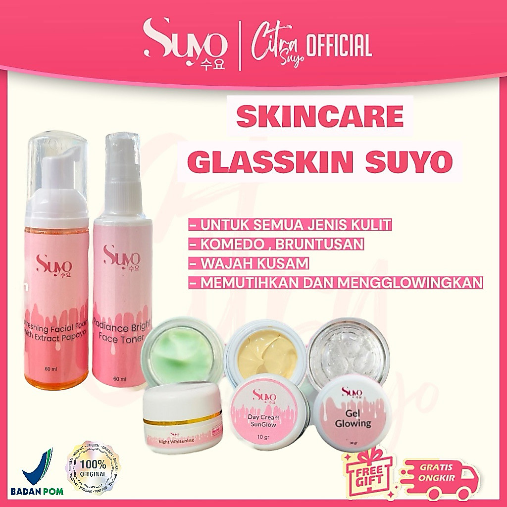 SUYO CREAM WAJAH GLASSKIN / CREAM GLASSKIN SUYO