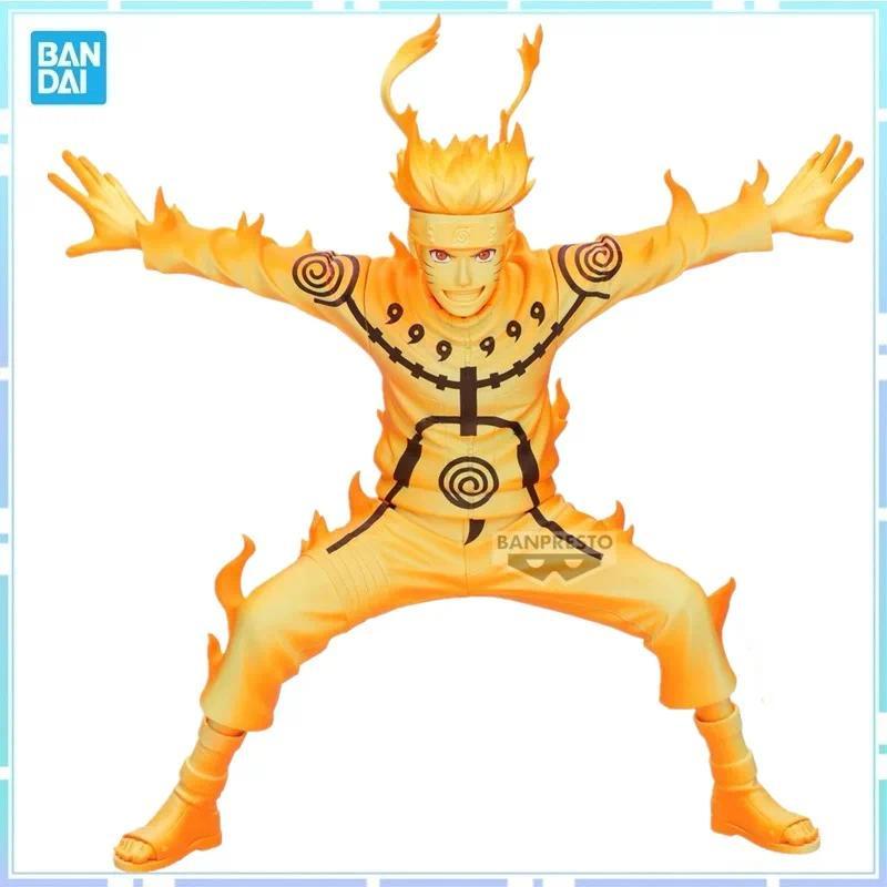 Bandai Original BANPRESTO Anime NARUTO Grandista Uzumaki Naruto PVC Action Figure Koleksi Model Main