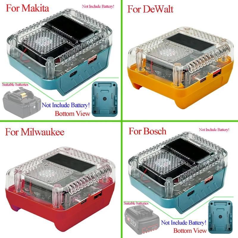 Adaptor Casing Baterai Lithium Untuk Makita 18V Untuk DeWalt 20V Untuk Bosch Untuk Milwaukee Untuk P