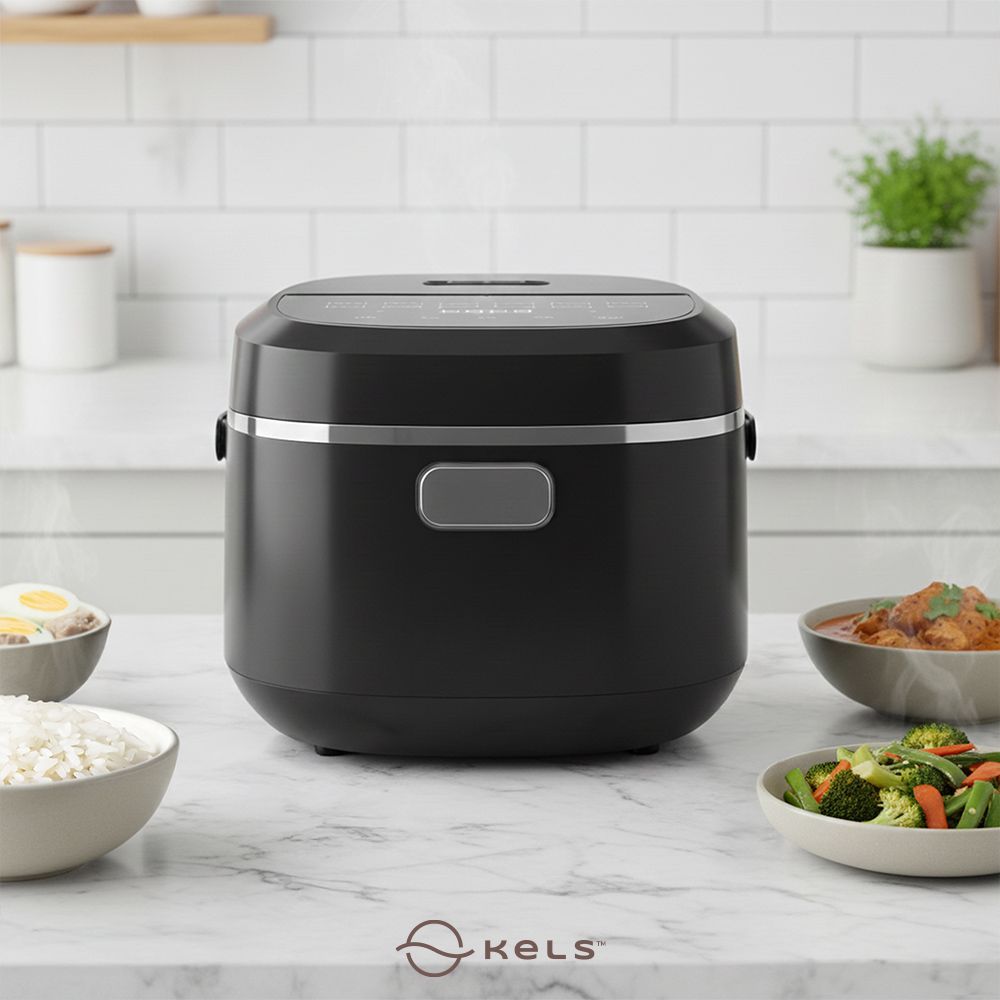 Kels Kels Hivo Rice Cooker Low Sugar 1.2 Liter - Hitam