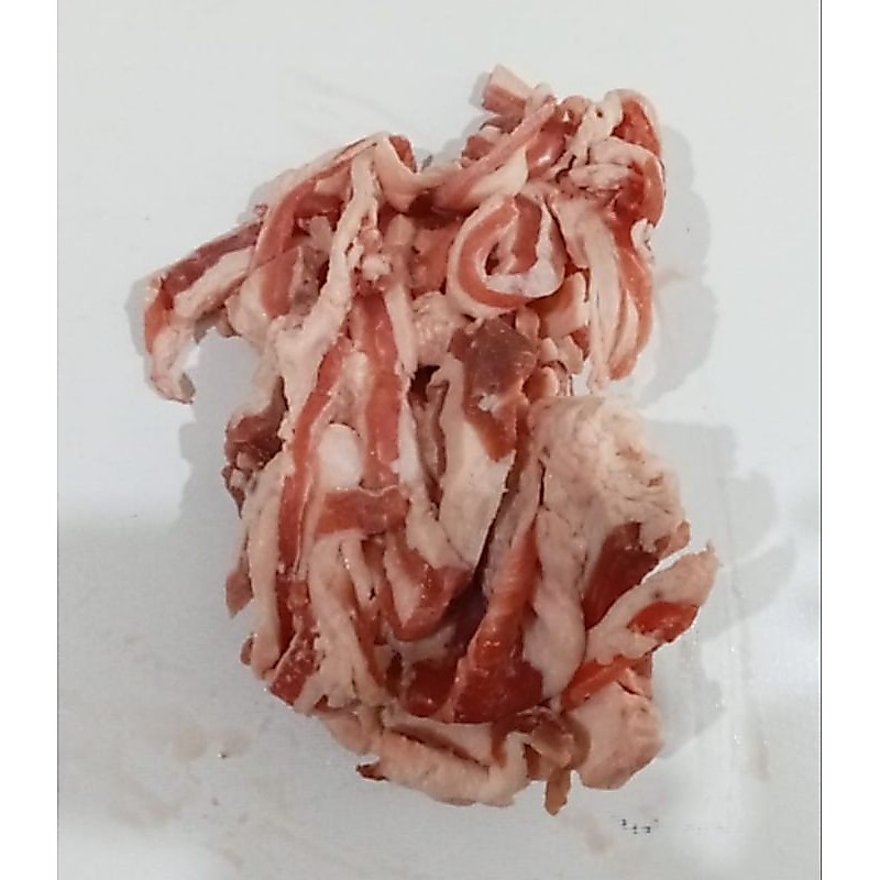 Tetelan Lemak Trimming, ujung daging slice cocok untuk tetelan bakso, kuah bakso, sop, soto