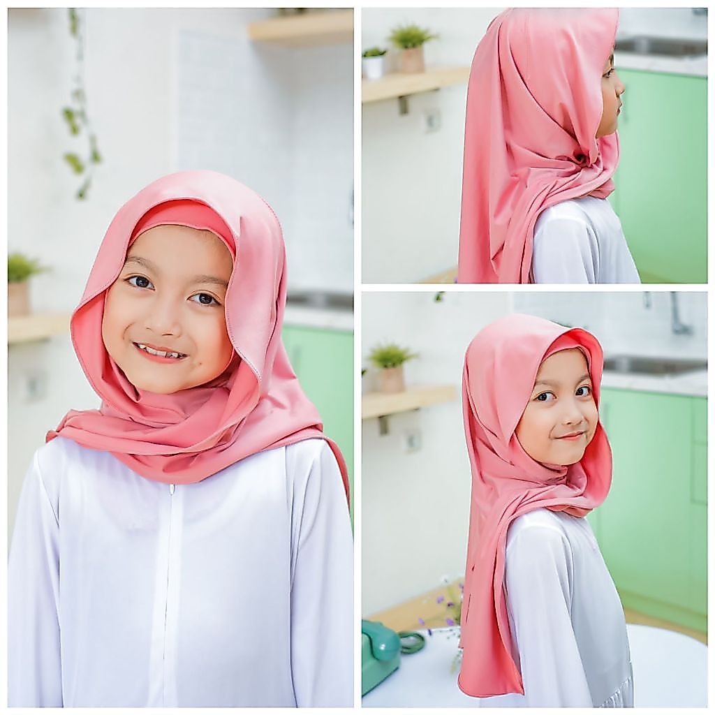 jilbab pashmina anak inner ninja 6-10th / hijab anak SD Remaja