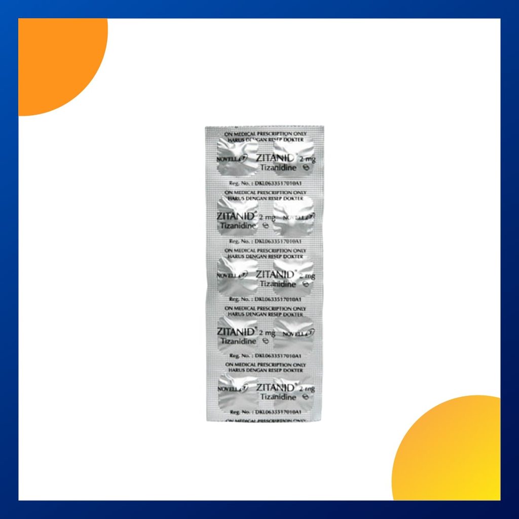 ZITANID 2 MG 1 STRIP @ 10 TABLET