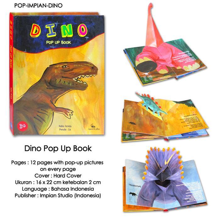 Dino Pop Up Book (bahasa Indonesia) - Dino Pop Up Book