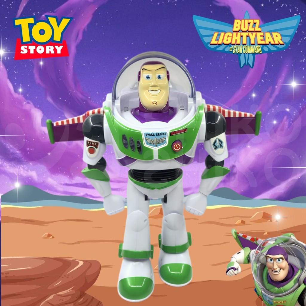 FGRtys Figur Toy Story Buzz Lightyear Action Figure Figurine Pajangan Desktop Ornament Woody ToyStor