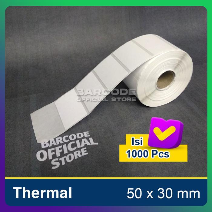 Label Barcode Xprinter XP-360B Uk. 50 x 30 (1 Line) Thermal 50x30 mm