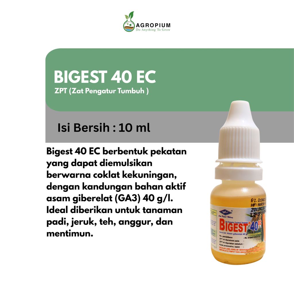 Bigest 40EC 10ml ZPT (Zat Pengatur Tumbuh Tanaman)