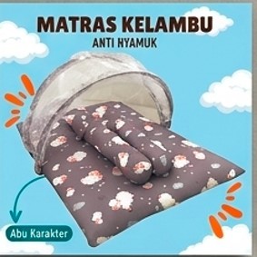 Kasur Bayi Lengkap Kelambu /  Kasur bayi kelambu set bantal guling / kasur bayi set kelambu premium 
