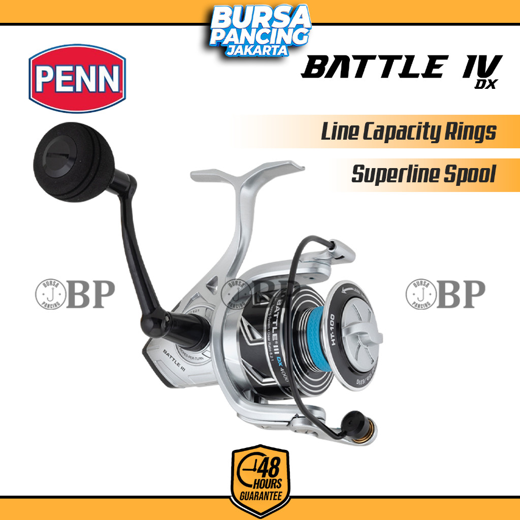 PENN Reel Pancing Spinning BATTLE IV DX 5+1BB 2500 - 8000 Hydro Armor system Full Metal Body
