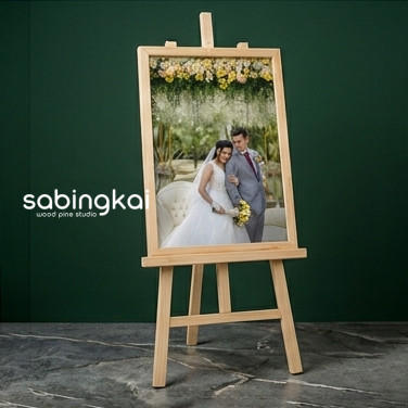 Paket Cetak Foto Prewedding + Bingkai + Stand Ukuran 12R (30x40cm) Custom Cetak Foto 12R Cetak Foto 
