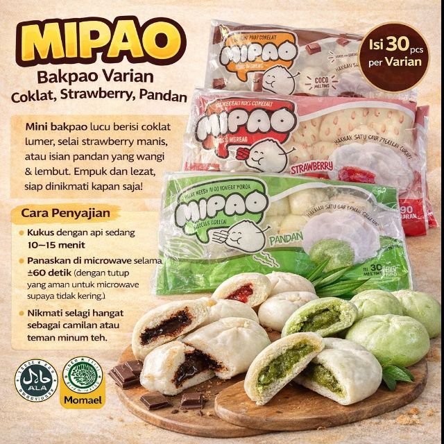Mipao pandan isi 30