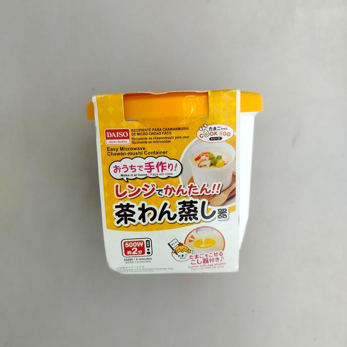 daiso microwave chawan mushi cup container wadah buat chawan mushi