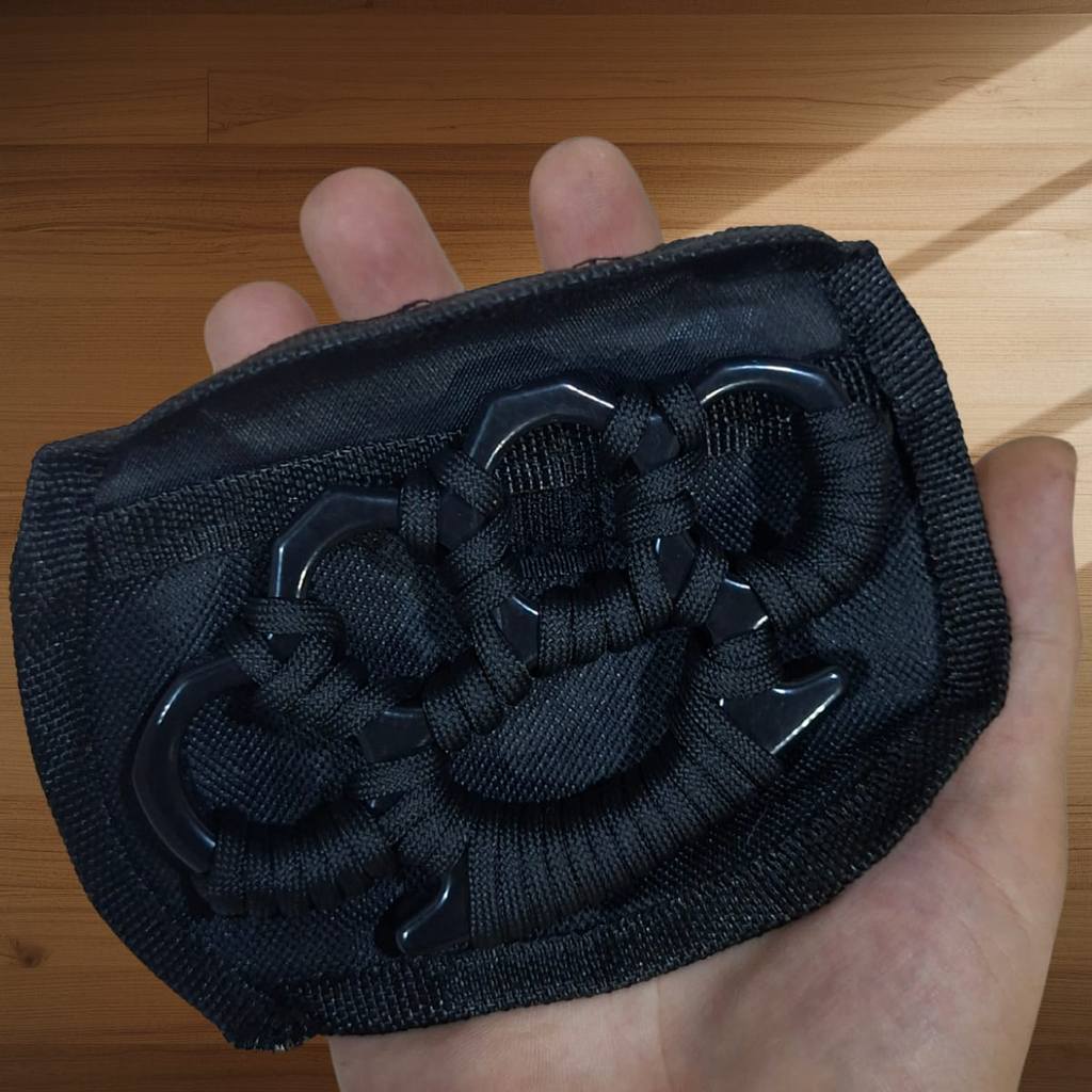 Knuckle Grip Metal Boxing Beladiri, Bonus Sarung Tangan, Aman untuk Latihan Indoor dan Outdoor