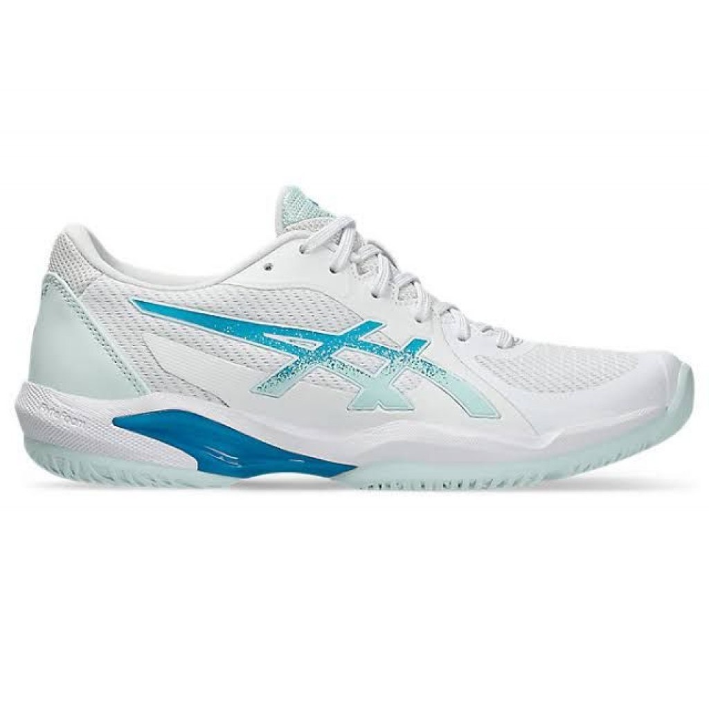 Sepatu Tennis Asics Solution Swift FF 2 White Shooting Sea Original