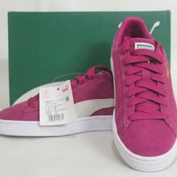 Puma Sepatu Kets Uniseks Suede Classic XXI Pinktastic - Puma White