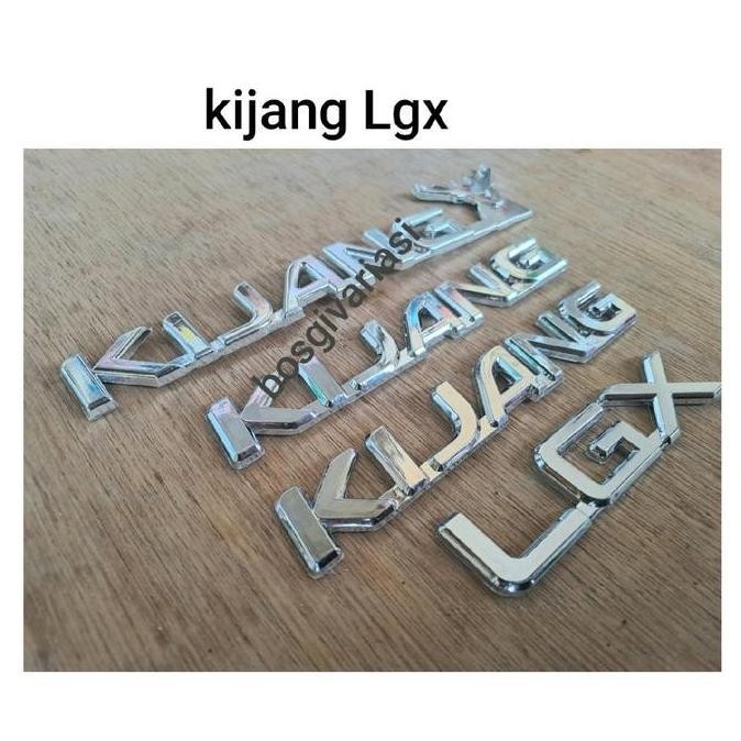 kintarazti Emblem kijang lgx chrome / emblem kijang kapsul  lgx / emblem kijang kapsul kepala belaka