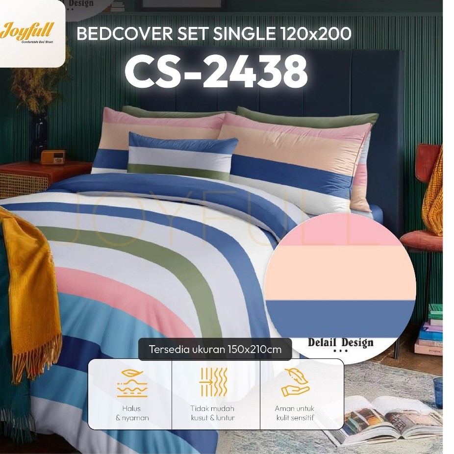 Joyfull Bedcover Set Single  120x200 – CS-2438