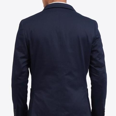 Sale Wood Textured Long Sleeve Blazer 2-Bzilxc125F094 Navy