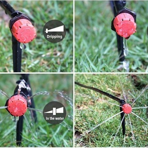 Paket Irigasi Drip Putar 10 Pot Selang 16 Mm / Paket 04
