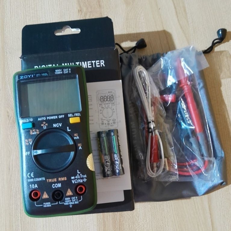 Digital Multimeter Avometer Zoyi Zt 102L