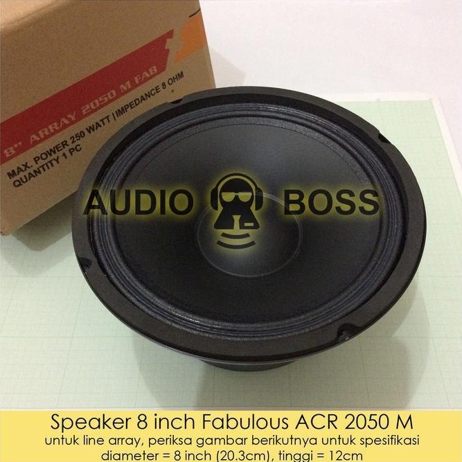 Speaker Acr 8" Fabulous 2050 /Acr 8 Inch Fabulous / Acr 8"Fabulus 2050