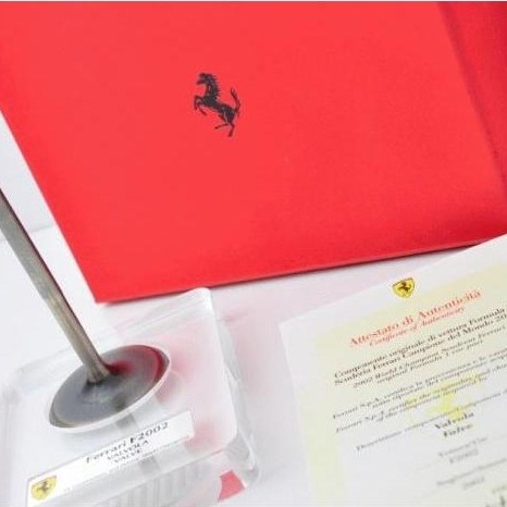 Ferrari F1 F2002 Valve / Katup Ferrari F2002 Memorabilia