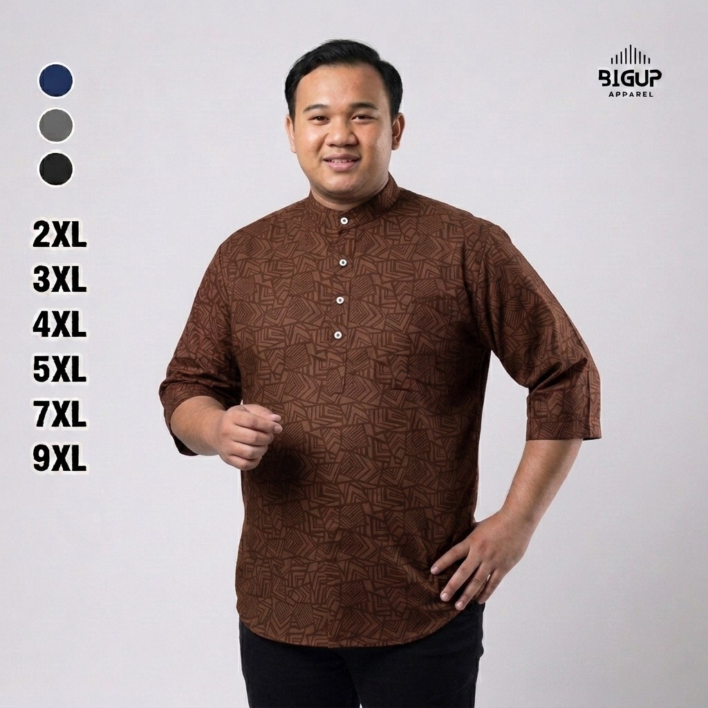 DMB Koko Kurta Sultan Emboss Pria Dewasa Jumbo