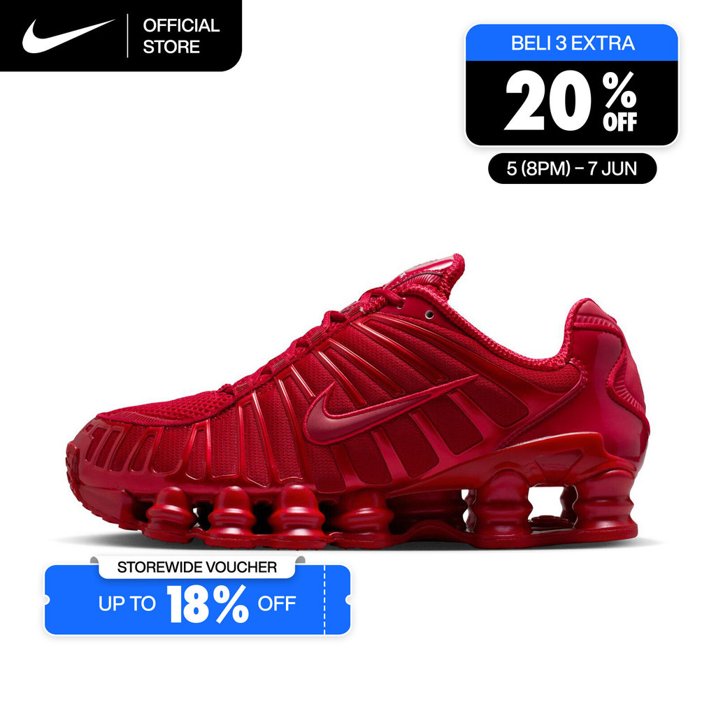 Nike Women's Shox TL Shoes - Gym Red [IB1087-600]