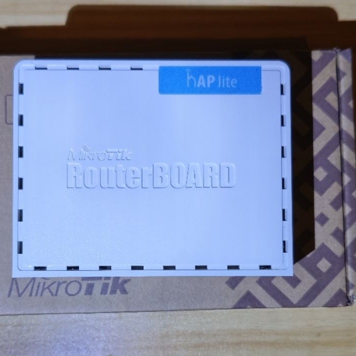 MikroTik RB941-2nD hAP Lite Bekas (Minus Ether1)  Router WiFi 2.4GHz + Adaptor Original Murah