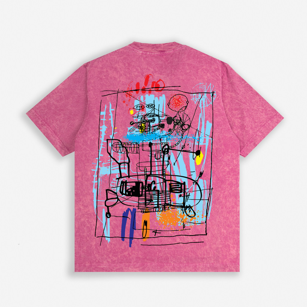 Onoma - Reguler Tshirt Wash Fresh Day Pink - Kaos