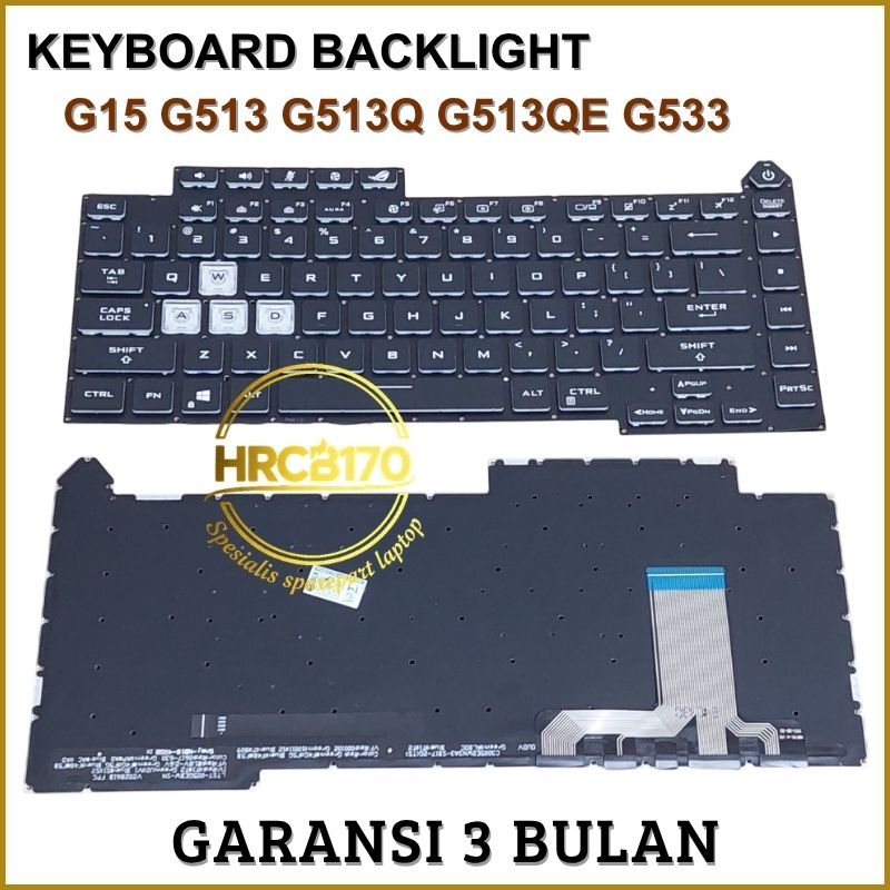 Keyboard For Asus ROG Strix G15 G513 G513QM G513QY G513R BACKLIGHT -HRCB