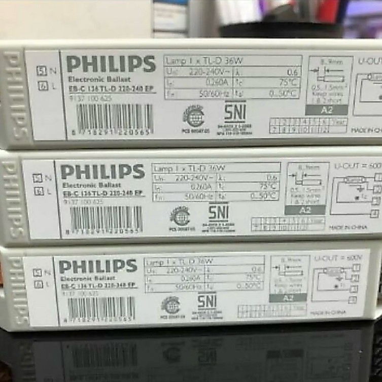 Ballast electronic EBC 1x36W 2x36w Philips / Ballast elektronic ebc