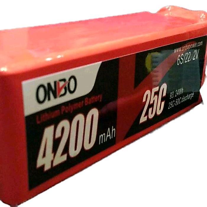 Lipo 6s 22.2v 4200mah 25-50c Onbo Power - Control, Remote, Toy Baterai