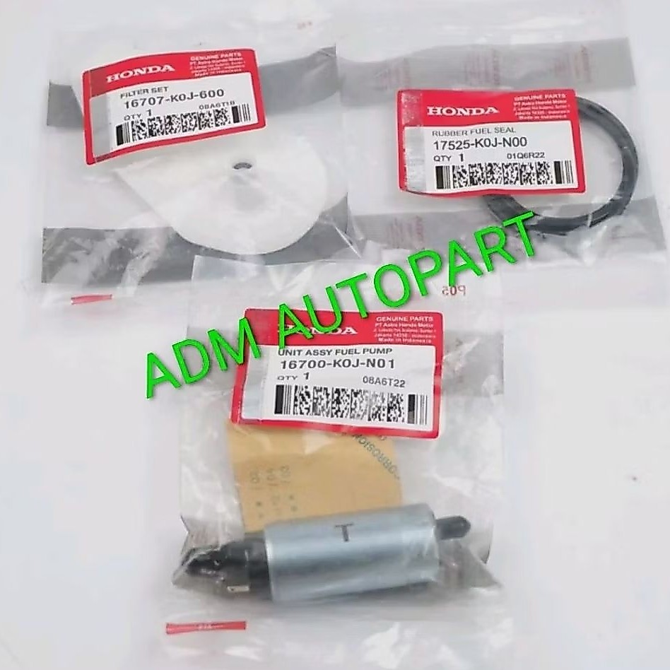 Rotak fuel pump KOJ + Filter fuel pump KOJ + Oring Fuel pump Genio Beat deluxe Beat street led Beat 