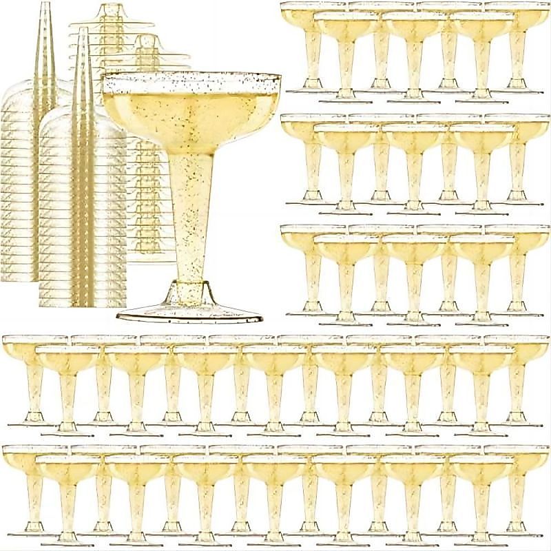 Gelas Champagne Plastik 10pcs Gelas Cocktail Plastik Disposable Gelas Cocktail Party Bar Cafe Gelas