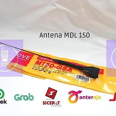 TERLARIS ANTENA RHT MOBIL M150 GSA VHF M 150 GSA WARNA HITAM