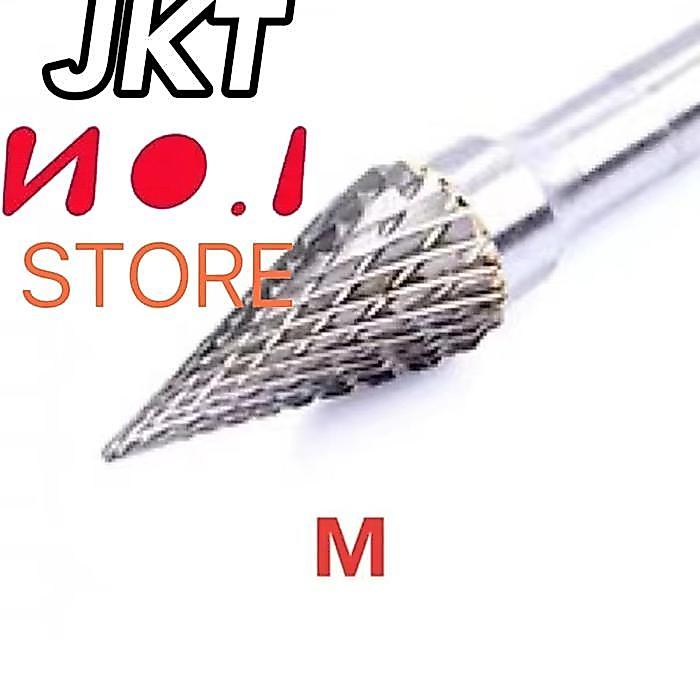 6X10X100MM Mata bor Mata tuner Mata cuner ROTARY BURR Dua ARAH - M