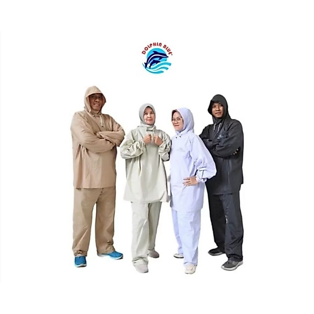 JAS HUJAN JAKET CELANA HOODIE EDELWEISS
