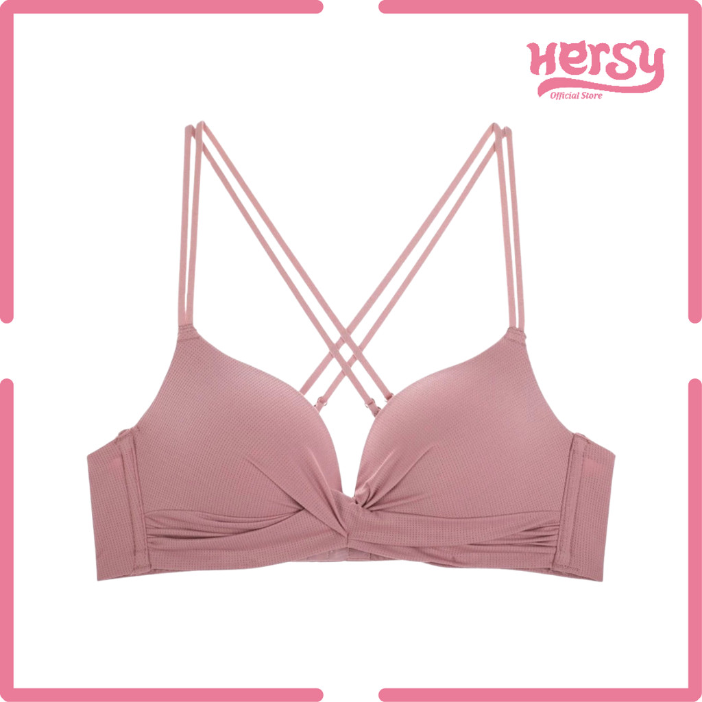 Hersy BH Seamless deep v cross women bra