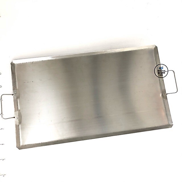 Wajan Sosis Roti Bakar Kebab Burger Stainless Steel 40x70 Cm