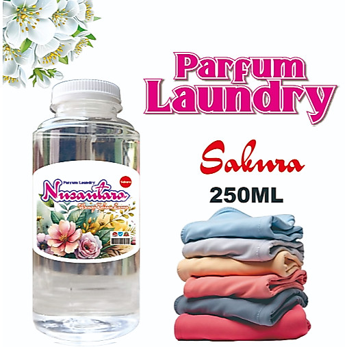 Best Seller... Parfum Laundry Nusantara Aroma Sakura Netto : 250ml