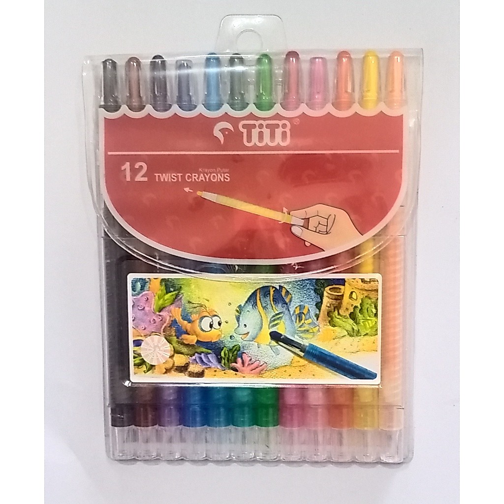 Rolling Crayon Titi 12 Colors