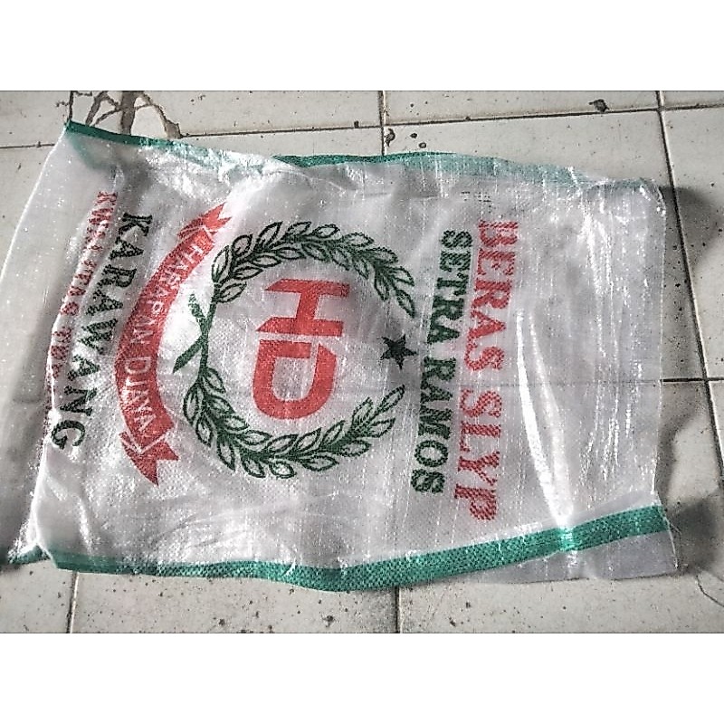 Karung bekas beras 25kg minimal 20 pics