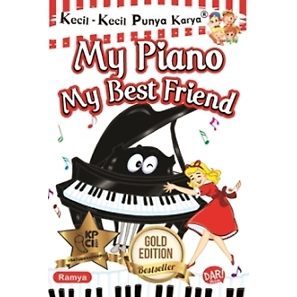 Novel KKPK My Piano My Best Friend (New) - Buku Persahabatan Anak SD - Novel Fiksi SD Murah - KKPK