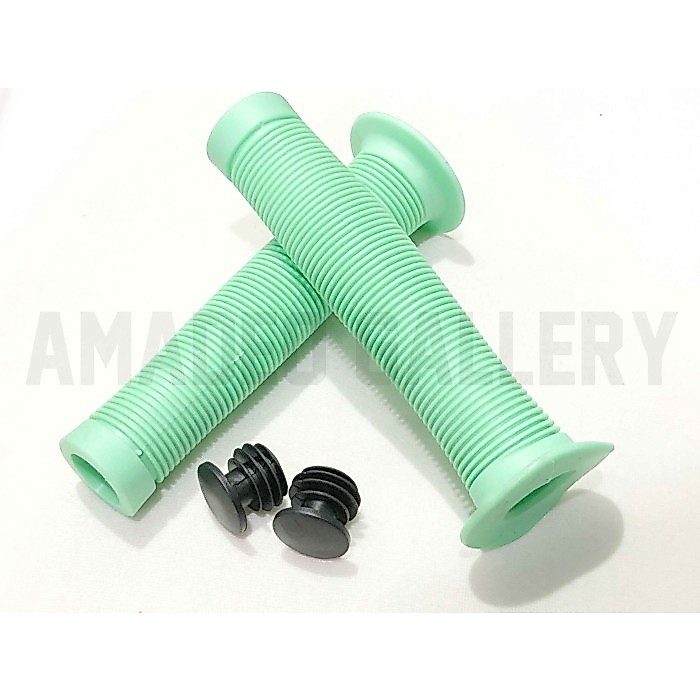 Hand Grip BMX Hijau Tosca MTB Sepeda Anak Taiwan Handgrip Handfat NOS