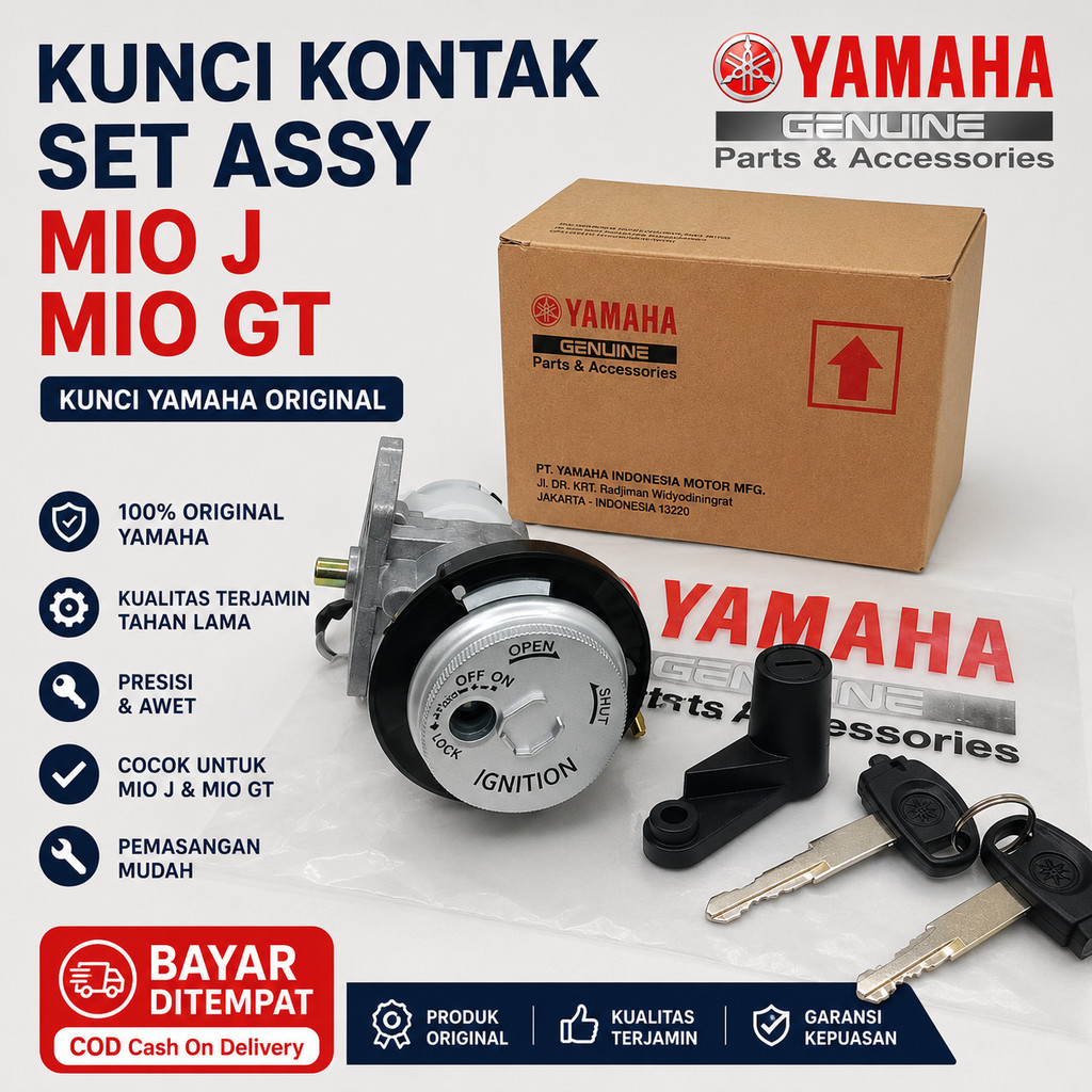 KUNCI KONTAK SET ASSY MIO J MIO GT KUNCI YAMAHA ORIGINAL