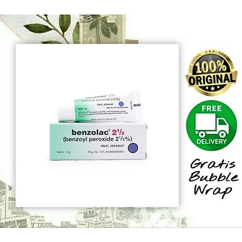 Benzolac 2,5% / Salep Jerawat / Benzolac 5 %