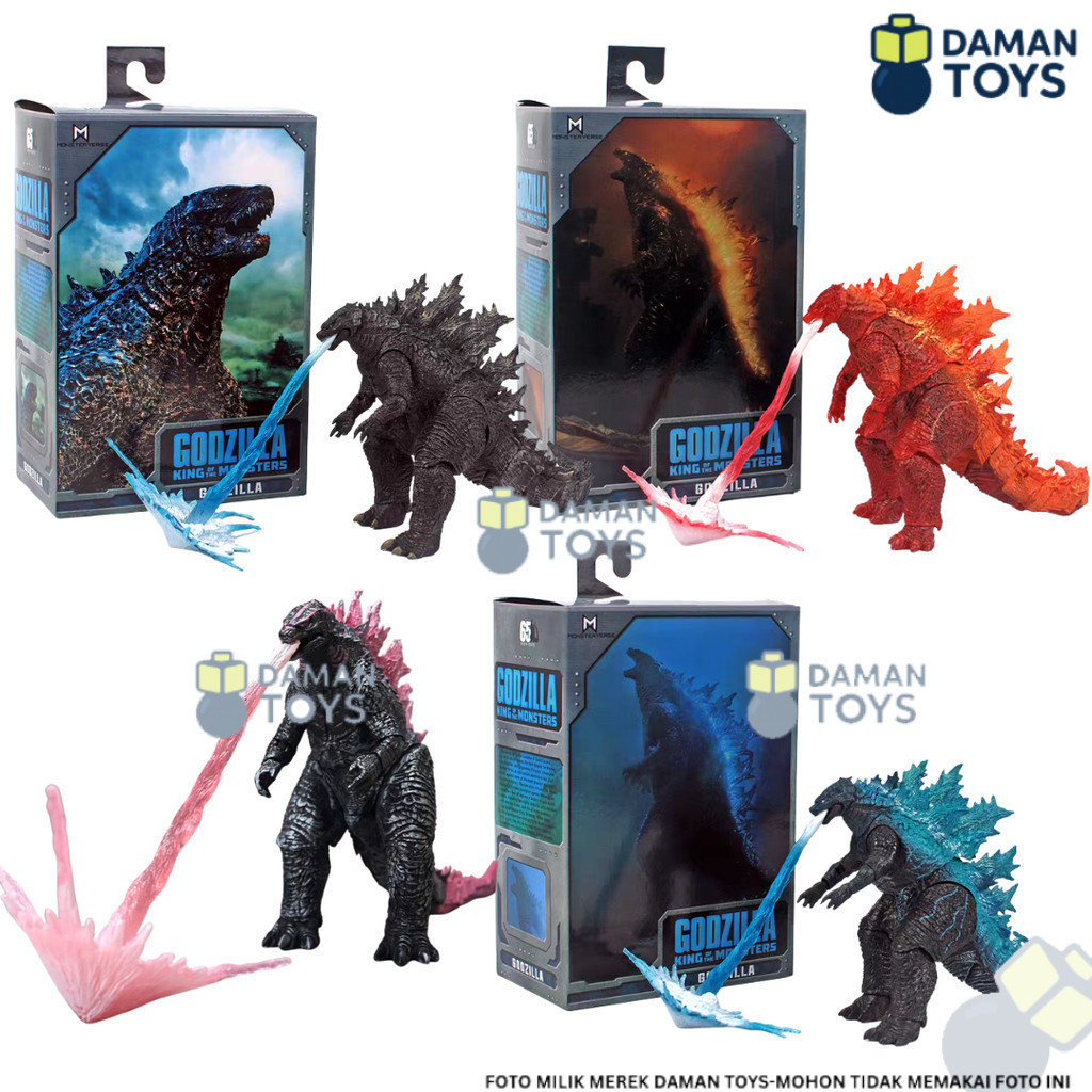 Action Figure Godzilla King Of Monster Neca Godzilla Atomic Blast Godzila vs Kong Mainan Godzilla