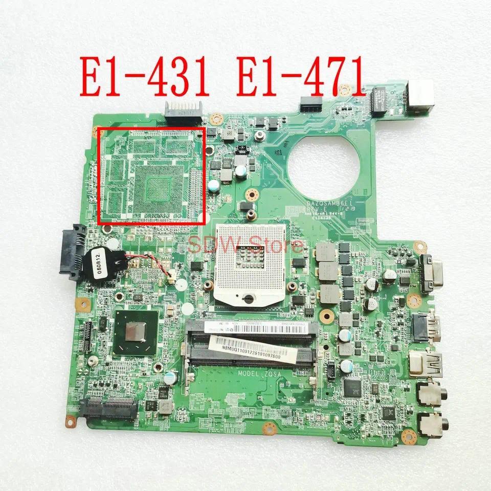 DAZQSAMB6E1 DAZQSAMB6F1 For Acer Aspire E1-431 E1-471 V3-471 E1-471G ZQSA Laptop Motherboard HM77 Fu